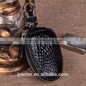 Genuine Crocodile Leather Car Key Wallet Pouch Key Case Holder,High-end Car Key Holder