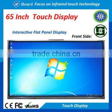 Large format 84inch 98inch 4K interactive flat panel all in one pc led touch monitor with competitive price