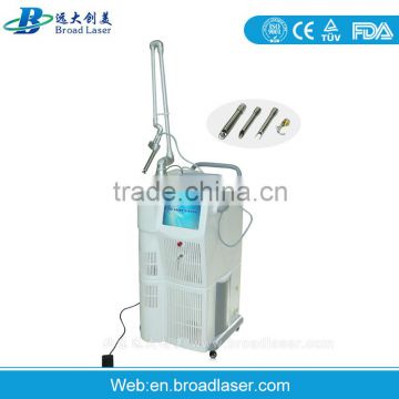 Salon Rf Tube Emitter CO2 Fractional Ultra Pulse Laser Beauty Equipment Vaginal Tightening Device Tattoo /lip Line Removal 2.6MHZ