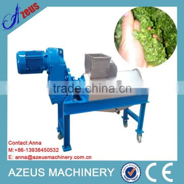 Automatic farm green grass dehydrator machine/grass waste dewatering machine with SUS304 stainless steel