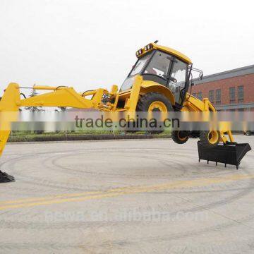 2016 hot sale CE NEW25-10 0.24/0.96 m3 backhoe loader