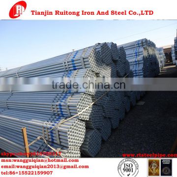 ASTM A53 Gr.B Sch40 Carbon Welded Galvanized steel Pipe