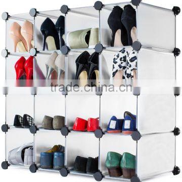 PP DIY Interlocking Shoe Organizer/Rack for 20 Pairs