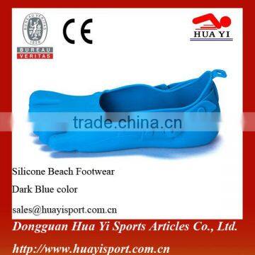 New footwear beach shoes wholesale anti skidding colorful silicone footwear