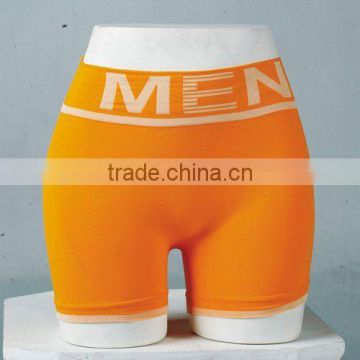 orange color boxer short man underwear