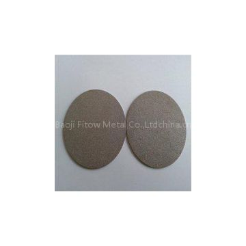 microns Powder Microporous Sintered Titanium Filter Plate for Medical Chemical