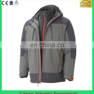 High quality hot sell 3 in 1 jacket outdoor men 3 in 1 jacket wholesale promotional