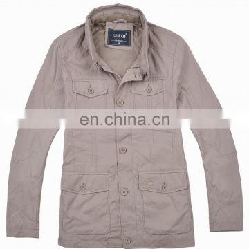 latest fashion mens spring thin trench cotton lastest design jacket