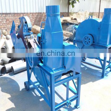 Long neck straw shatter machine for animal livestock feed processing