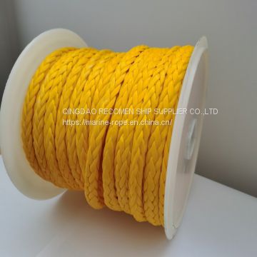 RECOMEN factory supply 18mm 12 strand  uhmwpe rope high tensile synthetic ropes  for sale