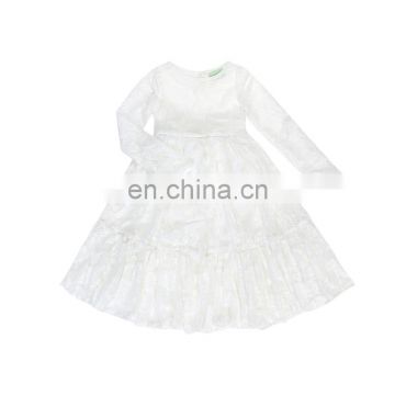 RTS Pure White Icing  Dress For Girl Princess Girl Tailor Dress Wholesale price