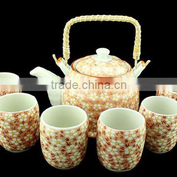 White Porcelain Tea Set,Japanese Style