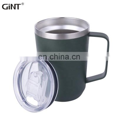 Portable High Quality Food Grade Material Wholesale Double Wall Travel Mug with leak proof lid coffee tumbler