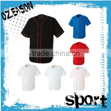 Wholesale cheap blank baseball jersey made in china