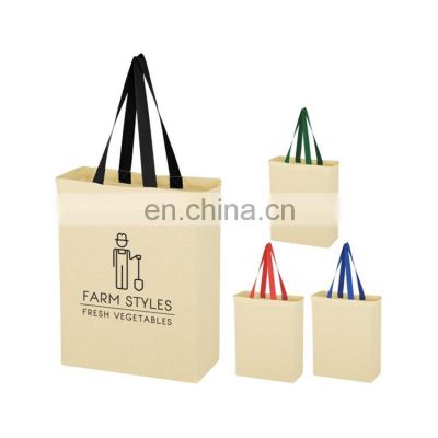 Promotional Cheap Price Standard Size Cotton Bag Cotton Tote Bag