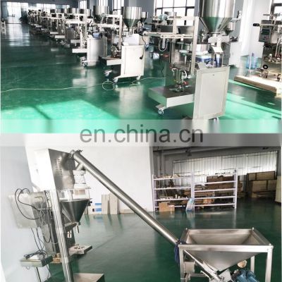 Semi Automatic Sachet Flour Filling Packing / Small Coffee Powder Pouch Doser Filling Packing Machine with Auger Filler