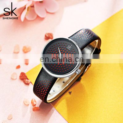SHENGKE Watch for Girls K0128L Christmas Gift Watch for Girlfriend SK Brand Watches Direct Sale Factory Wristwatch