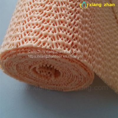 high quality PVC Anti slip mat with grid hollow net backing