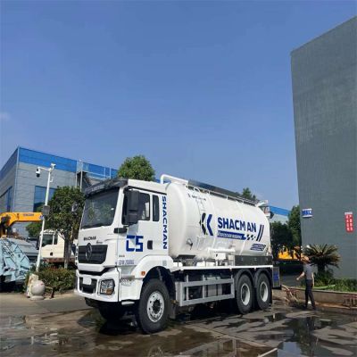 Customized 22 square meter semi trailer oil drilling mud suction truck for export