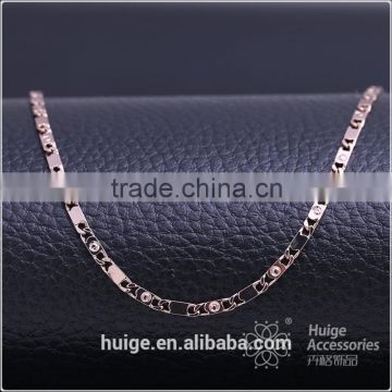2015 new china wholesale chain & new gold jewellery long fashion chain & coffee gold plated link chain
