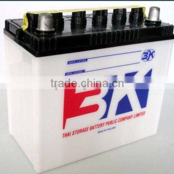 Thailand High Quality 40AH Dry Charged 12V Auto Battery