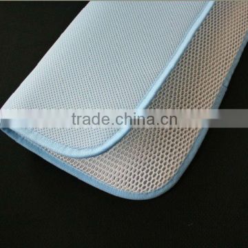 breathable airflow 3d spacer mesh fabric mattress topper,pad