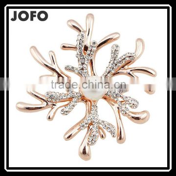 Christmas Silver Hanging Decorative Snowflakes Brooch Jewelry