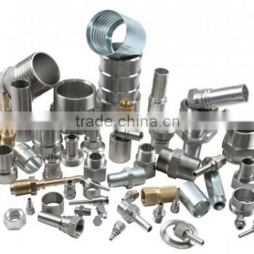 High Pressure Carbon Steel /Stainless Steel /Copper Flared Pipe Fittings,Hose Barb Fittings ,Metallic Pipe Coupling