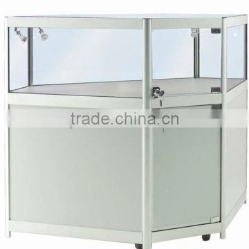 oem custom aluminum glass cabinet stand price per kg as your request BV ISO certificated
