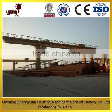 L shape bias-rail box girder gantry crane