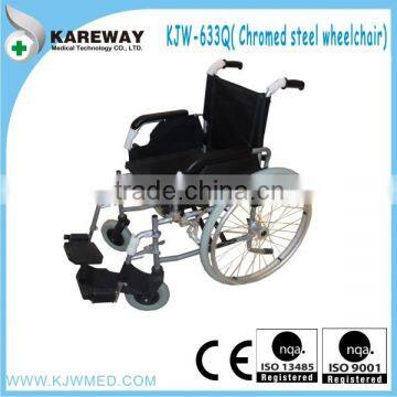 Kareway medical manual wheelchair with stable wheelchair ramp for sale
