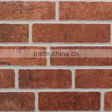 300*600mm Hot china facing stone Red brick design from factory