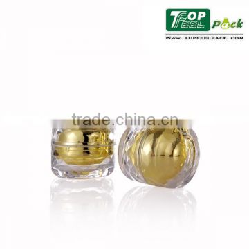 acrylic jar,diamond-shaped shiney ball shape acrylic jar
