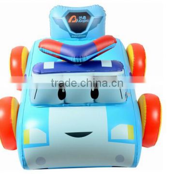 inflatable pvc car shape seat ring for baby, children