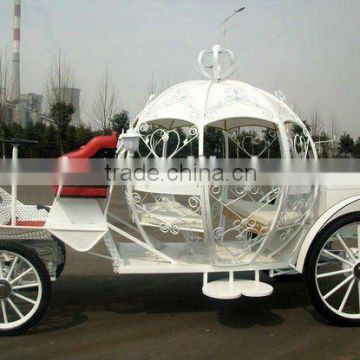 Electric Pumpkin horse carriage with power