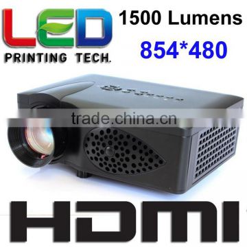 Digital 3D HD Mini Home Projector LED 854*480 RGB Projector Video Full HD Projektor Beamer