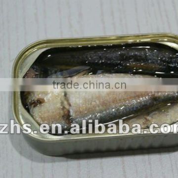 Canned Sardine Fish in 125g club can
