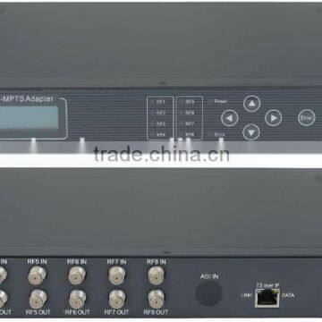 dvb-s2 ip gateway(DisEqc/22KHz,8*DVB-S2 in,IP(UDP,multicast) Gigabit out)