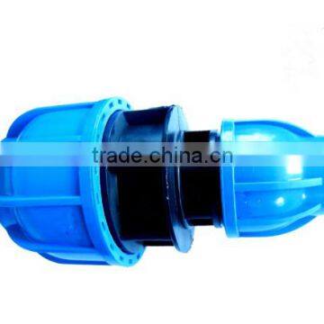 Round head PP compression fitings pp reducing coupling male adaptor