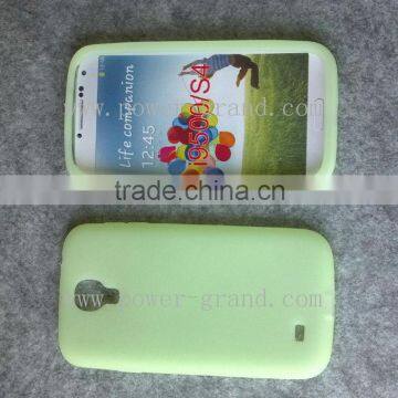 Glow in the dark Silicon skin case for Samsung I9500 Galaxy S4 S 4, competitive price