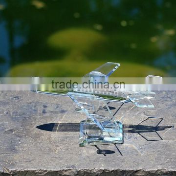 Cheap Crystal Airplane Model For Souvenirs