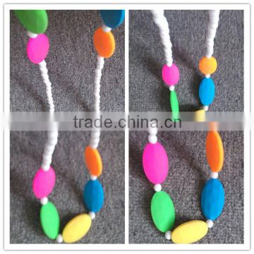Teething Necklace Chic BPA Free silicone teething necklace for babies,baby teething necklace,amber teething necklace