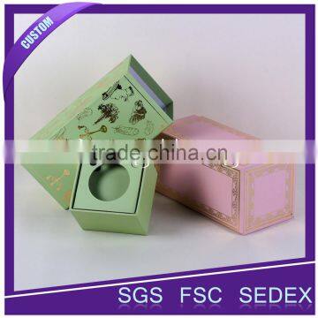 Hot stamping square cardbaord wine gift boxes wholesale