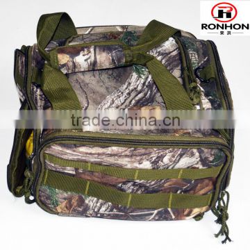 camo polyester canvas can cooler bag for camping
