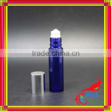15ml roll on glass perfume bottle with steel roller glass bottle mini roll on perfume bottles
