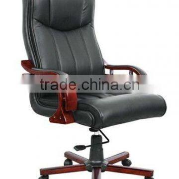 Wooden executive office chair