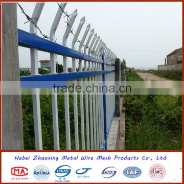 Hot Sale Wrought Iron Zinc Steel Fence For Garden