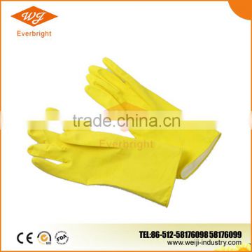 Long household girls rubber latex gloves