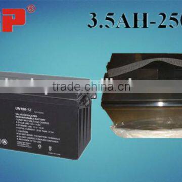 CAP super deep cycle solar battery 3AH-250AH with good quality Pb material