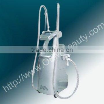 2011 Stationary vacuum cavitation slimming machine with roll treatment heads to smooth cellulite,slim down fat cells,firm skin